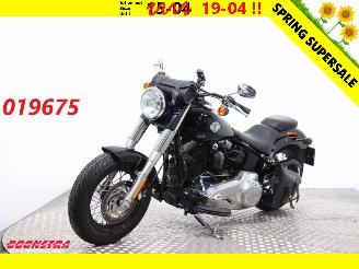 damaged motor cycles Harley-Davidson  FLS 103 Softail Slim 5HD Remus Navi Supertuner 13.795 km! 2014/5